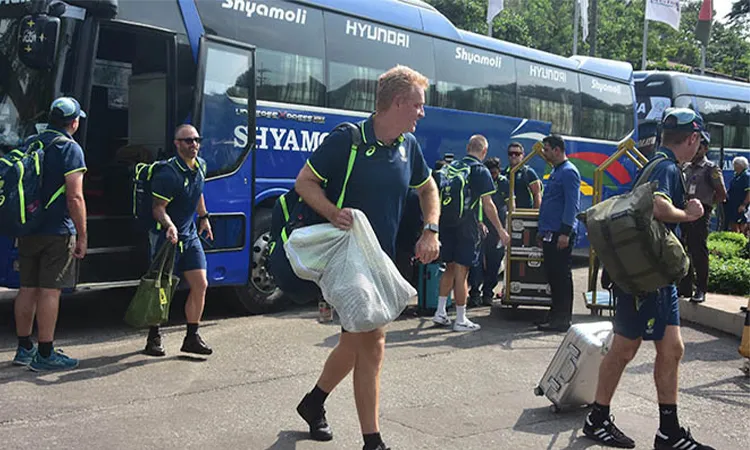 Australia Cricket Team Arrives in Chattogram for T20 Series