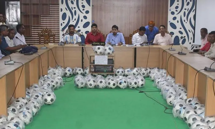 167 Primary Schools in Paikgachha Receive Footballs