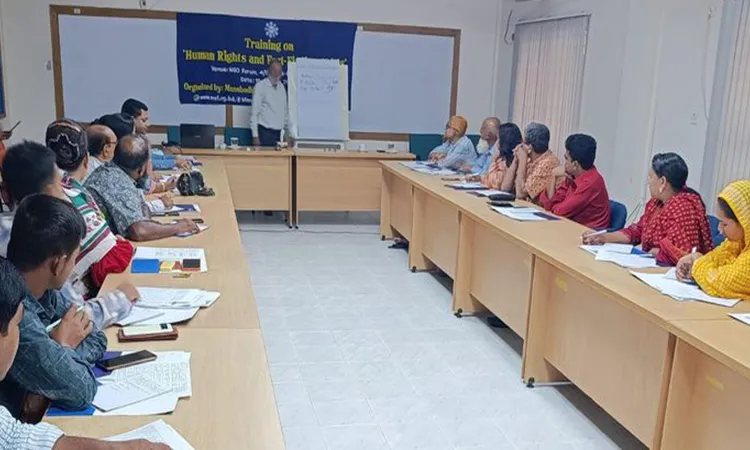 MSF Hosts Human Rights Fact-Finding Workshop in Dhaka