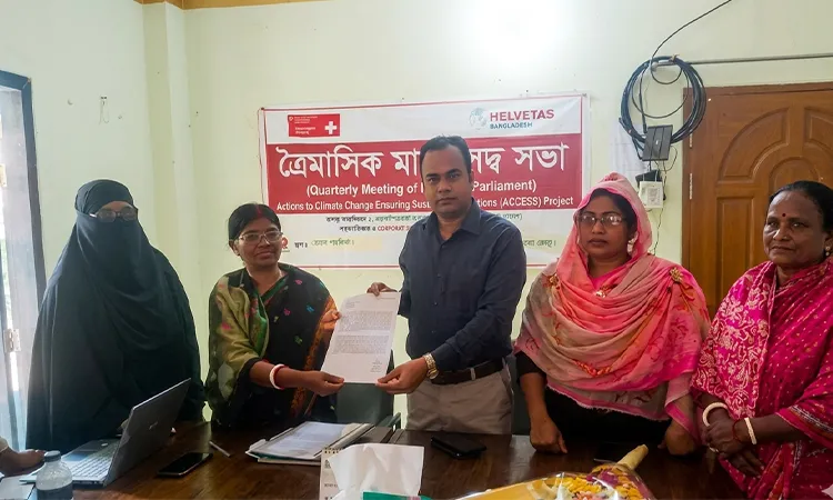 Ma Sangsad Meets Morelganj UNO on Coastal Water Crisis