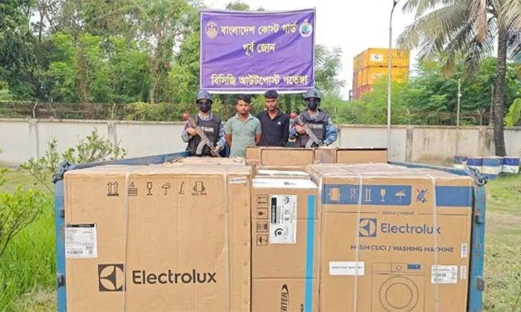 Coast Guard Seizes Smuggled Electronics, Arrests Two in Chittagong