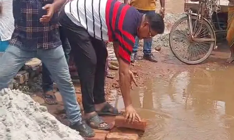 BNP Leader Milon Funds Morelganj Road Repair