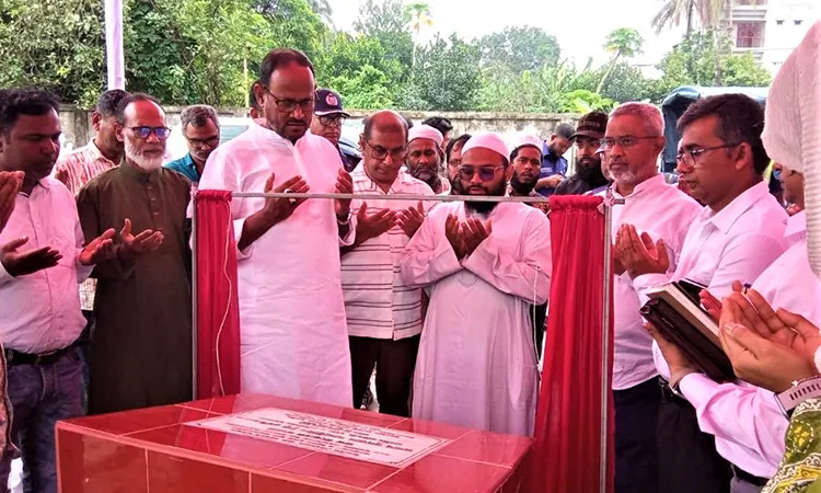 Foundation Laid for High Water Reservoir in Tangail