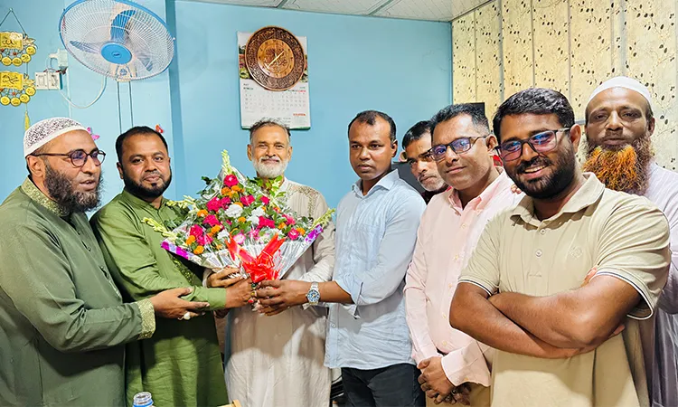 BNP Leader Faruk Ahmed Visits Shantiganj Press Club