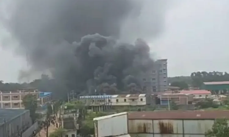Gazipur Factory Fire Breaks Out After Boiler Explosion
