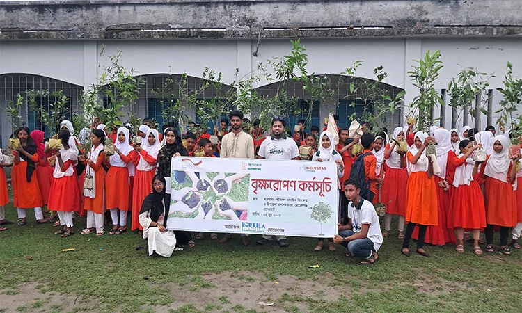 Tree Planting Drive Held in Morelganj for Environment Day