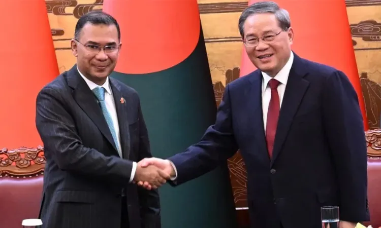 Tarique Rahman Meets Chinese Premier Li Qiang in Beijing
