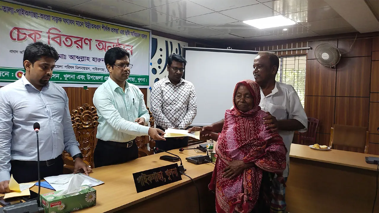 Land Compensation Paid for Paikgachha Road Project
