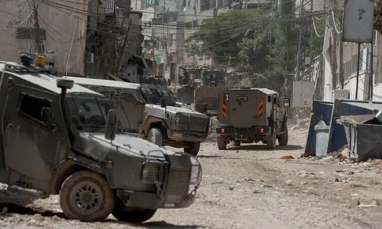 The Israeli army sealed off the town of Sinjil in the central occupied West Bank.