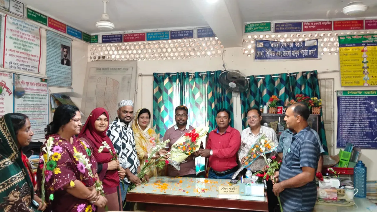 Shaheed MA Gafur School Committee Handover in Paikgachha
