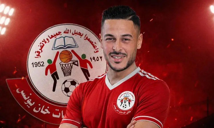 Palestinian goal Saleem Al-Ashqar, 32: Photo collected