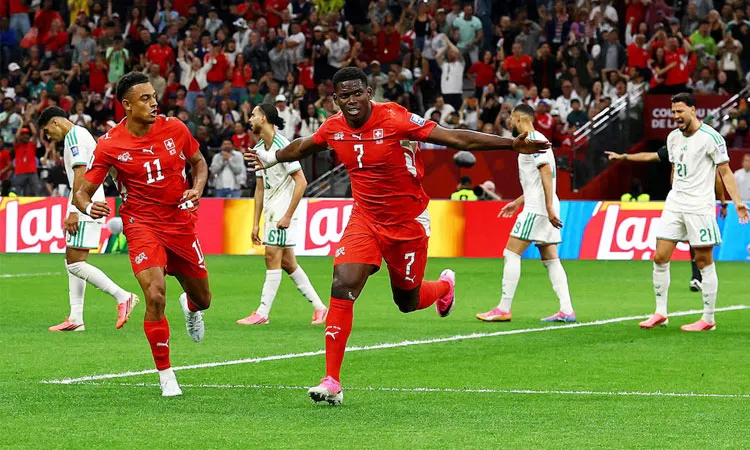 Switzerland Eliminates Algeria 2-0 to Reach World Cup Last 16
