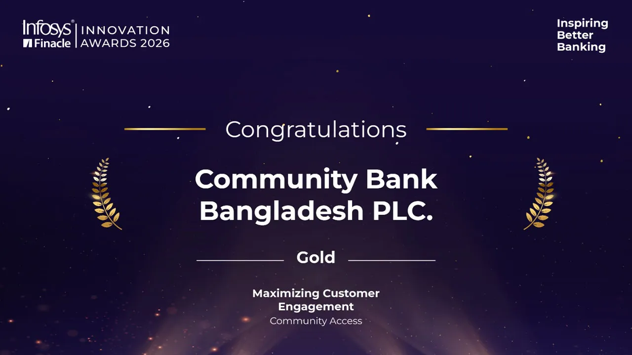Community Bank Wins Gold at Infosys Finacle Innovation Awards 2026