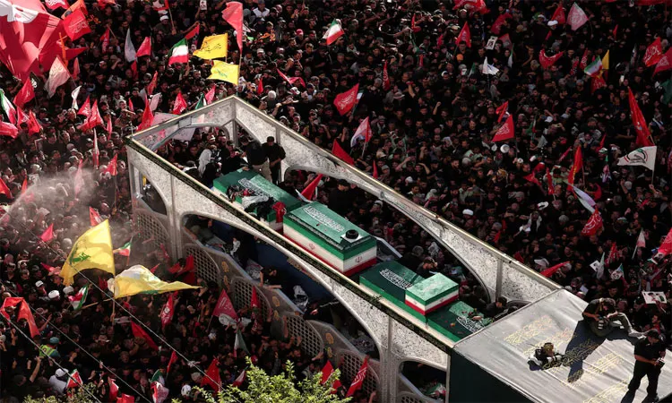 Millions Mourn in Iraq’s Karbala Funeral for Martyred Leader Ayatollah Ali Khamenei