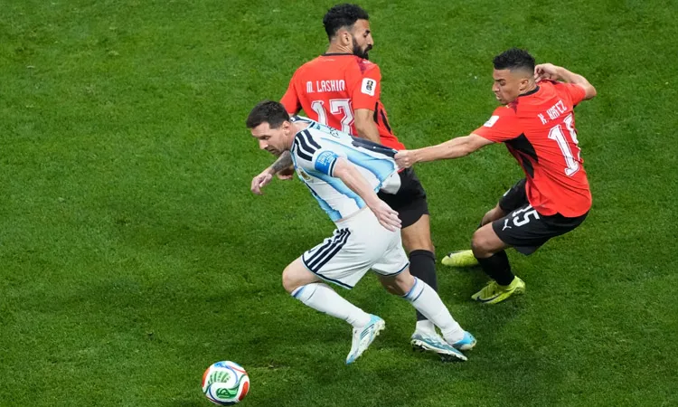 Lionel Messi scored eight goals in the tournament leading up to the quarter-final match against Switzerland.
