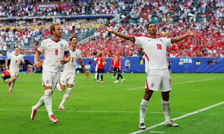 Jude Bellingham scored twice in Quarterfinal against Norway.