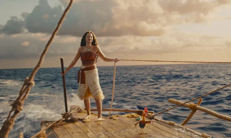 Moana secured the number-one spot at the domestic box office.