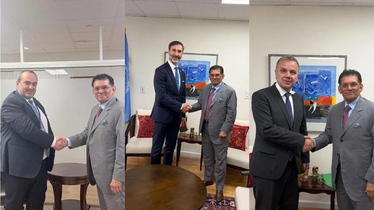 UNGA President-Elect Dr. Khalilur Rahman Outlines Session Priorities with European Diplomats