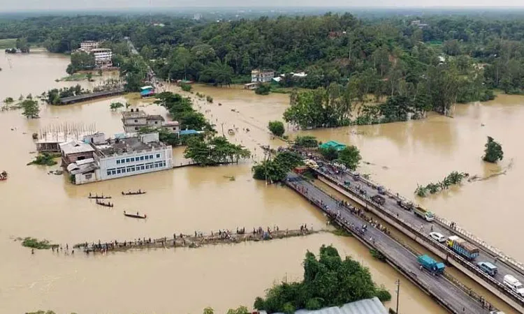 Bangladesh Floods Cause Tk400Cr Fishery & Crop Loss