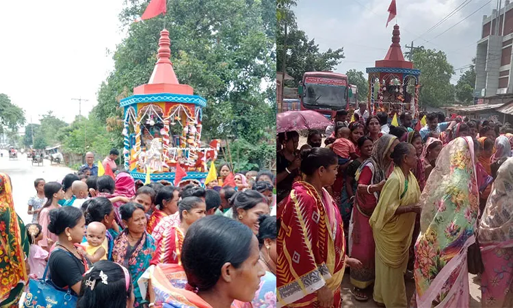 Traditional Rath Yatra Celebrated in Porsha, Naogaon