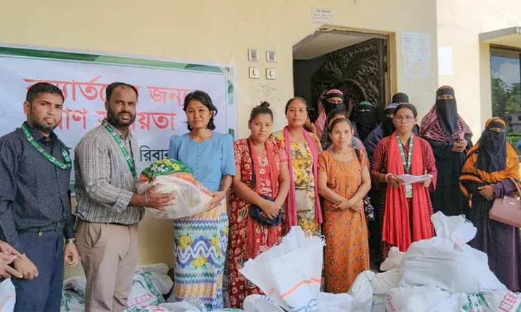 NGO Mamta Aids 1,000 Flood-Hit Families in Chittagong