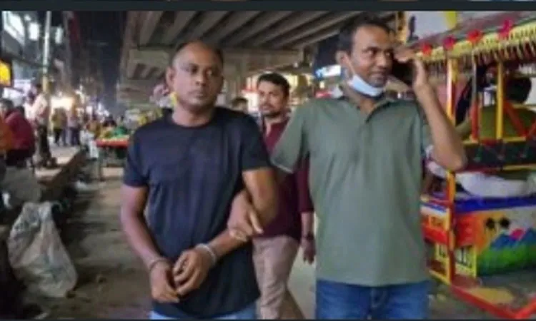 The suspect,Md. Rashidul Palawan was apprehended during a raid at a restaurant in the Konabari.