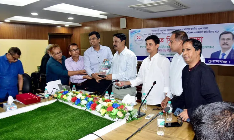 MP Milon Inspects Chhatak Municipality Activities