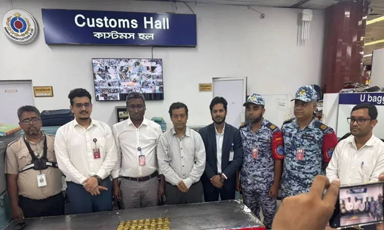 16kg Gold Seized in Fruit Cartons at Dhaka Airport