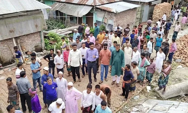 Govt Clears Illegal Structures in Madhukhali Bazar