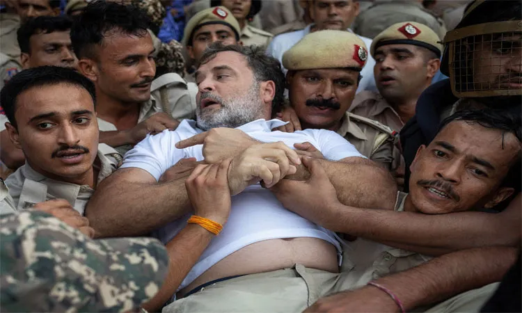 Congress Leader Rahul Gandhi Detained Amid India Youth Protests Against Modi