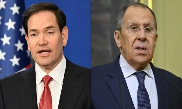 Collage photo: US Secretary of State Marco Rubio and Russian Foreign Minister Sergey Lavrov