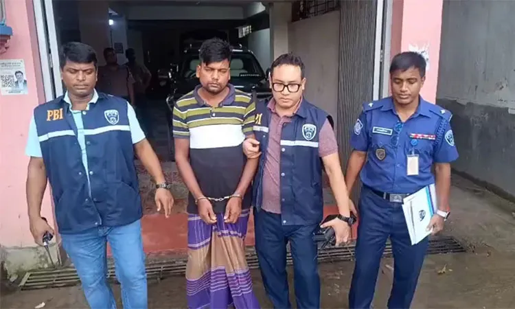 Police Bureau of Investigation (PBI) has arrested the accused Saiful Islam (39).