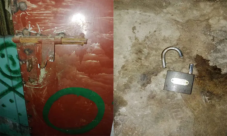 The theft was discovered at 6:00 AM Friday.