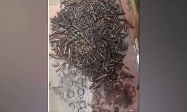 Cleaners discovered over 1,300 bullets inside a drain near the BSRM factory in Chattogram's Bayezid Bostami area.