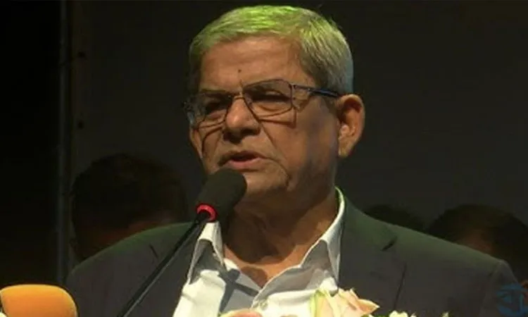 Mirza Fakhrul says five to six lakh applications for one job highlight employment crisis. Photo: Collected