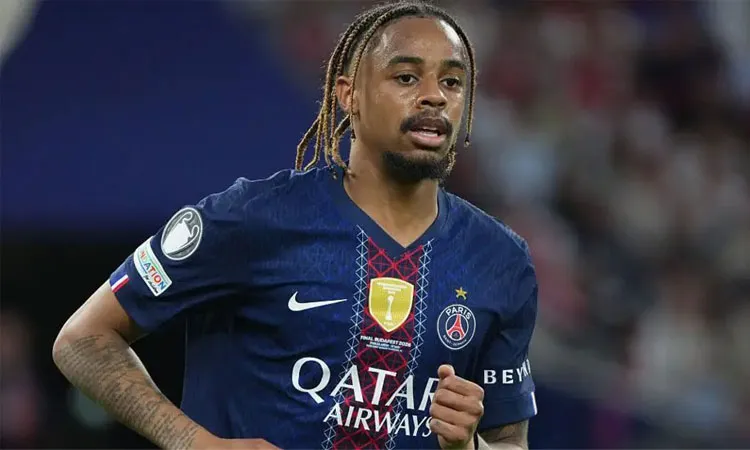 Bradley Barcola began his career at Lyon before joining Paris St-Germain.