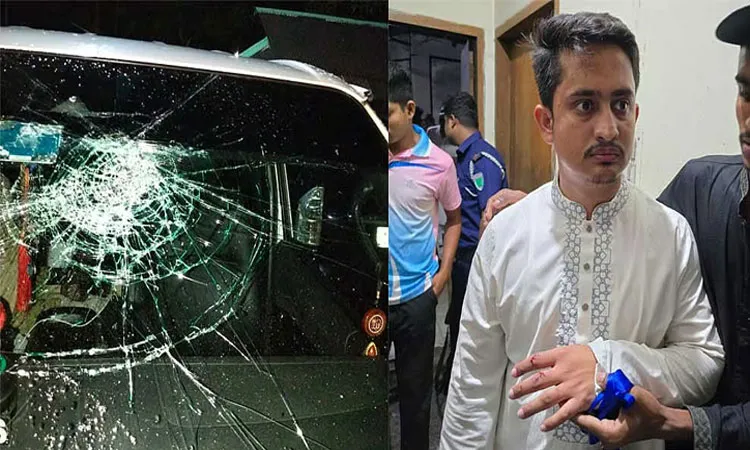 The incident occurred around 7pm on Tuesday near the Town Hall, Habiganj Sadar Police chief Zahid Hossain said.