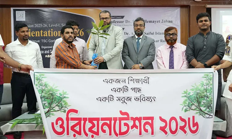 The orientation program marked the formal beginning of the freshers' university journey.