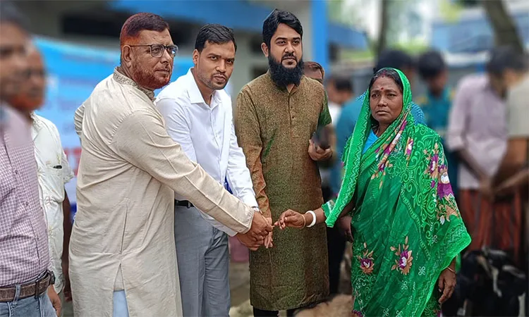 Naogaon: Porsha Minorities Receive Replacement Goats