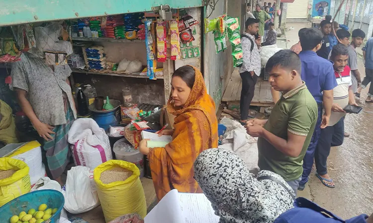 5 Businesses Fined Tk 18K in Nalchiti Consumer Drive
