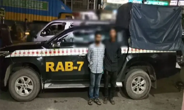 RAB-7 arrested a bus driver and helper in Chattogram's Baklia.