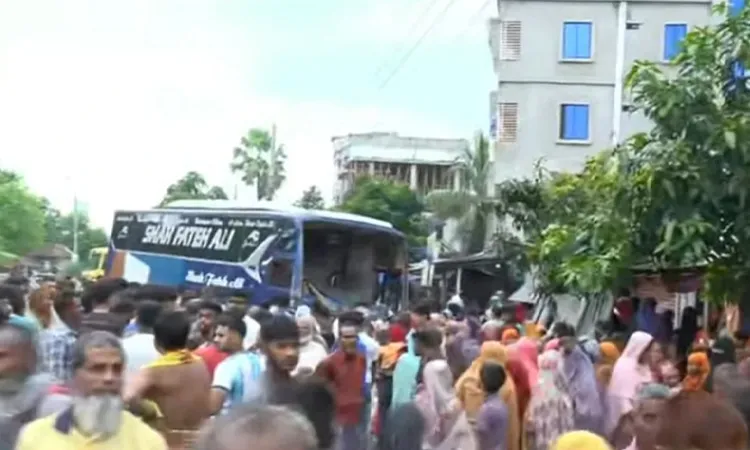 Six Day Labourers Killed in Bogura Highway Bus Crash