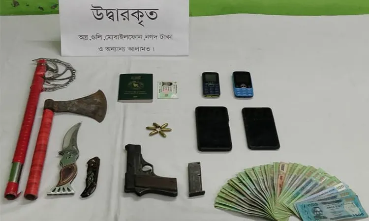 RAB Arrests 2 with Foreign Firearms in Rajbari Raids