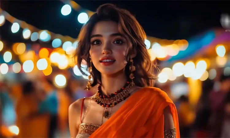The heroine of Vivek Anchalia's film Naisha was entirely AI-generated.