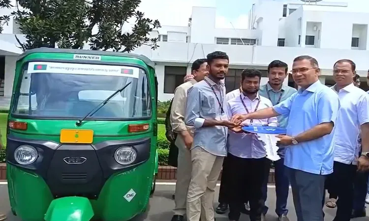 PM Gifts CNG Auto-Rickshaw to Bullet-Injured July Uprising Student