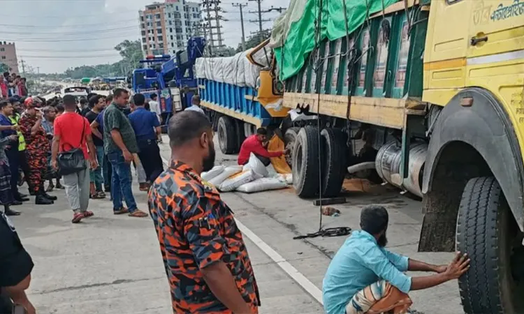 Three Killed in Bogura Truck Crash on Dhaka-Bogura Highway