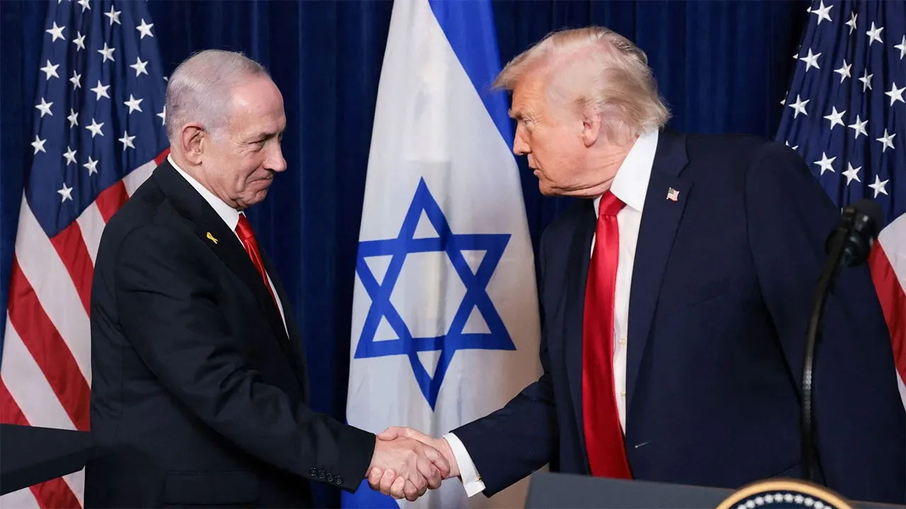 U.S. President Donald Trump and Israeli Prime Minister Benjamin Netanyahu