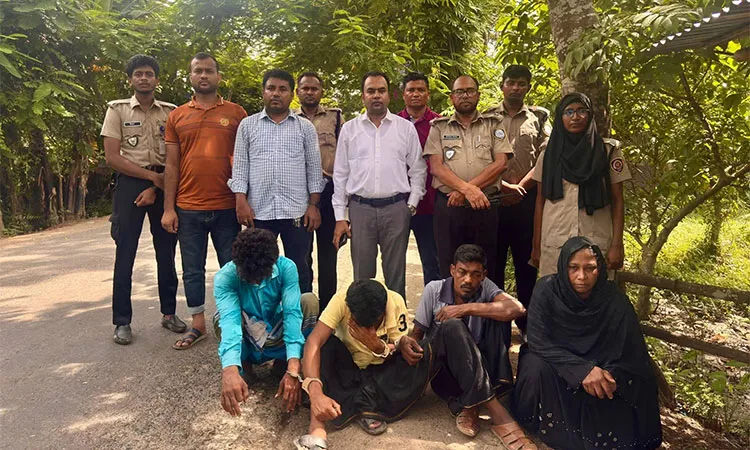 Upazila Nirbahi Officer (UNO) and Executive Magistrate Md. Habibullah handed down the verdicts on Monday evening.