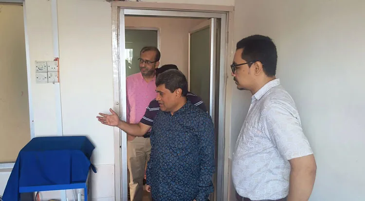 District Council Administrator Visits Jemison Maternity Hospital