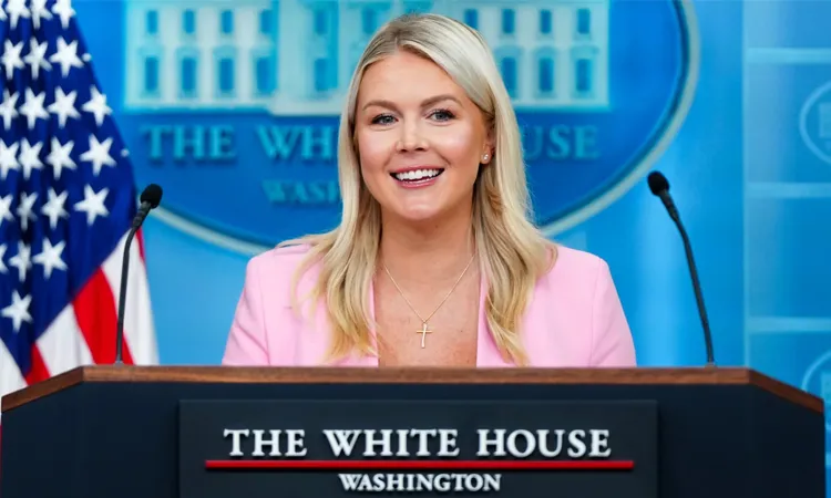 White House Press Secretary Karoline Leavitt